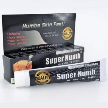 Super Numb - Lidocaine Tattoo Numbing Cream - 30gr