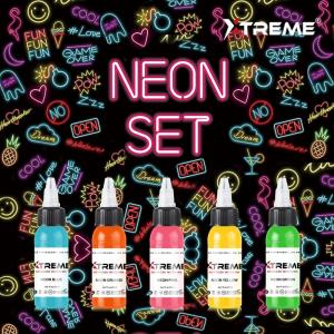 Xtreme Ink - Neon Set - 5 x 30ml