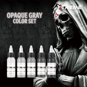 Xtreme Ink - Opaque Grey Set - 5 x 30ml