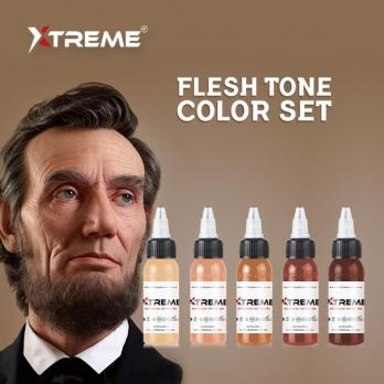 Xtreme Tattoo Flesh Tone Color Set - 5 x 30ml