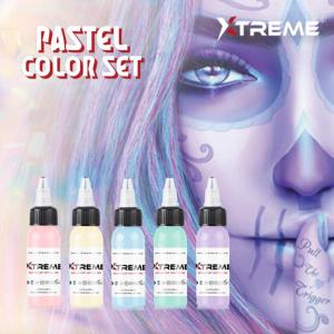 Xtreme Tattoo Ink Pastel Set  - 5 x 30ml