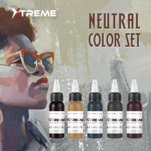 Xtreme Tattoo Neutral Color Set  - 5 x 30ml