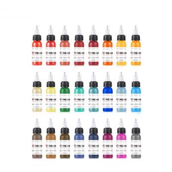 Xtreme Tattoo Ink 24 Colour Set - 24 x 30ml