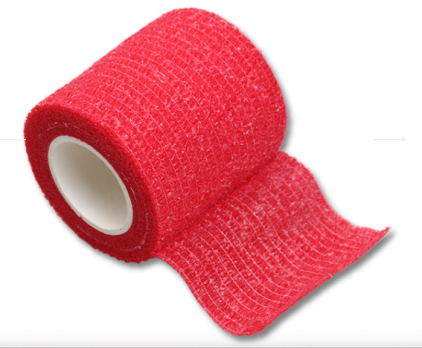 Бандаж за ръкохватка - 5см - червен