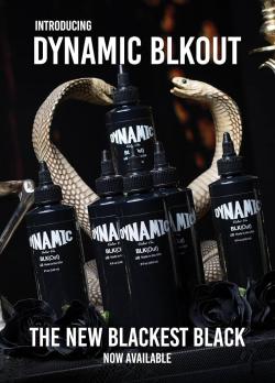 Dynamic BLKout Tattoo Ink 240ml.