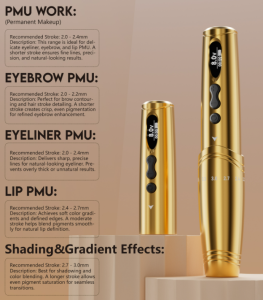 Quelle Wireless Aluminum Permanent Makeup Pen 